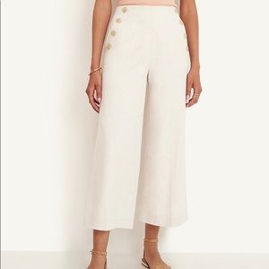 Ann Taylor linen crop pants